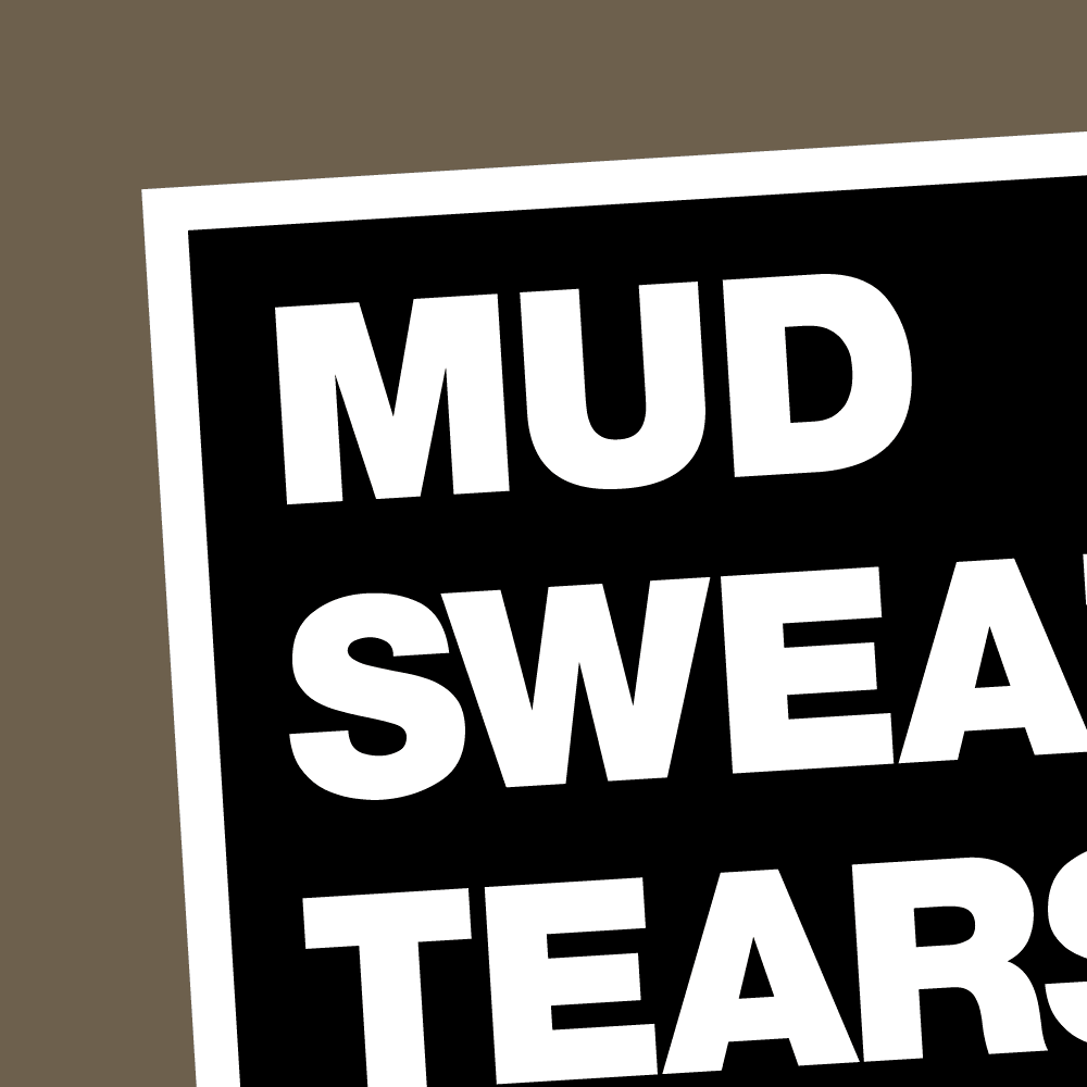 Offroad Life collection image showing part of the "Mud, Sweat & Tears"design"