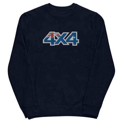 4x4 Australia eco sweatshirt embroidered decal