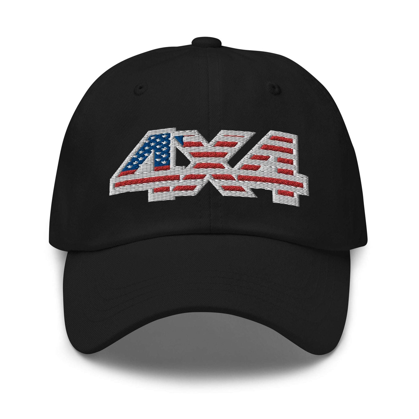 4x4 USA Trails: Dad Hat for Offroad Adventure - 4XOD  in  Black  -  4XOD