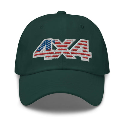 4x4 USA Trails: Dad Hat for Offroad Adventure - 4XOD  in  Spruce  -  4XOD