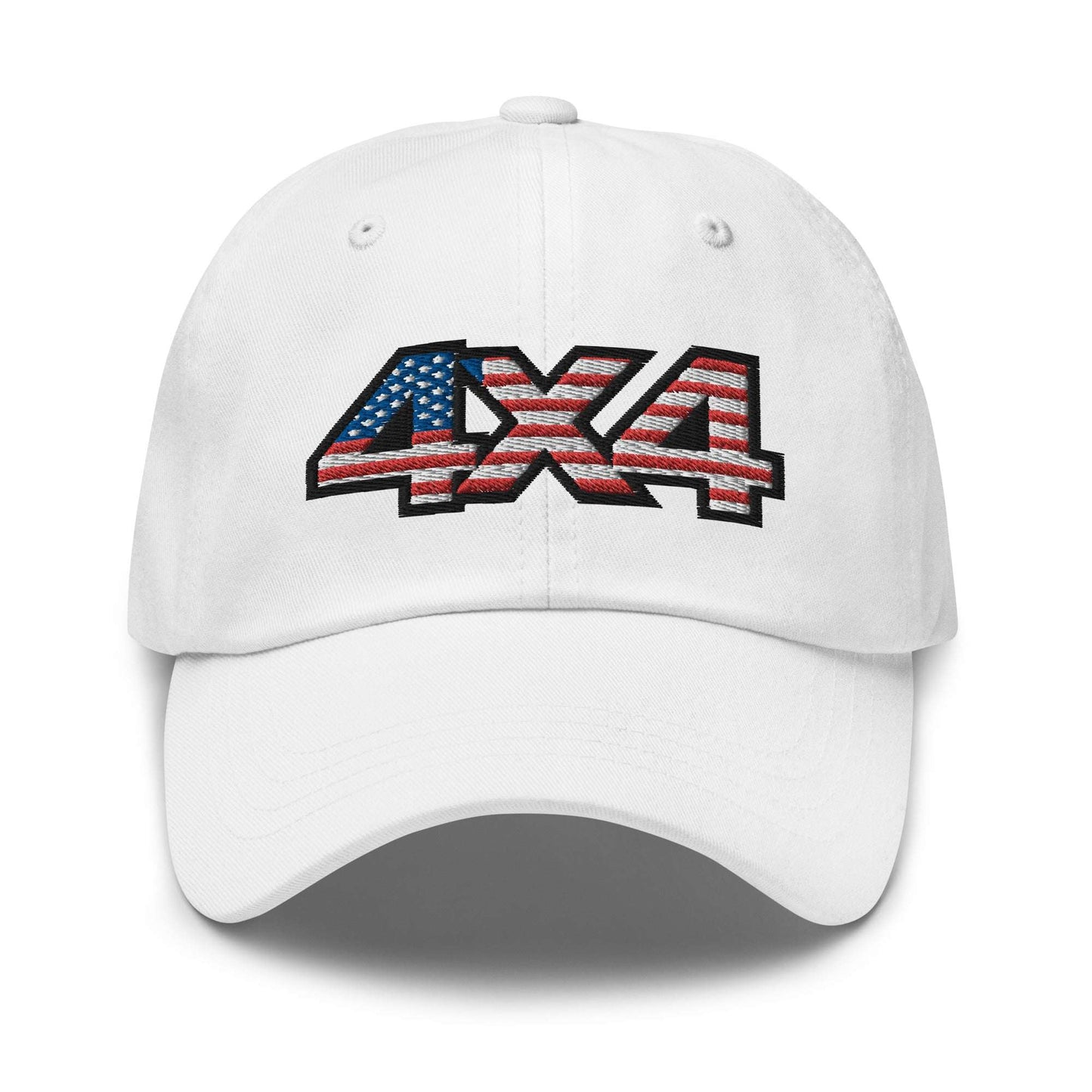 American Offroad: Dad Hat for 4x4 USA Trails - 4XOD  in  White  -  4XOD