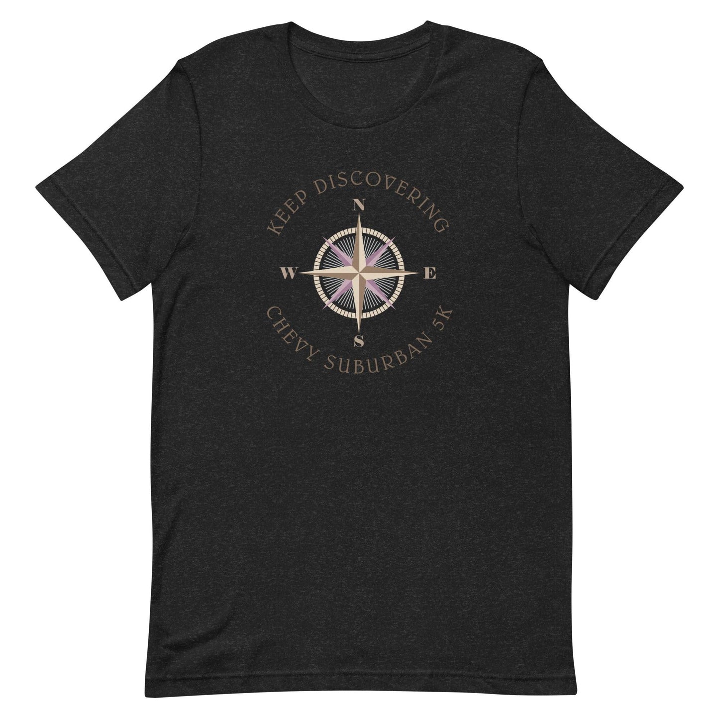 Keep Discovering: Chevrolet Suburban K5 - Unisex t-shirt in black heather