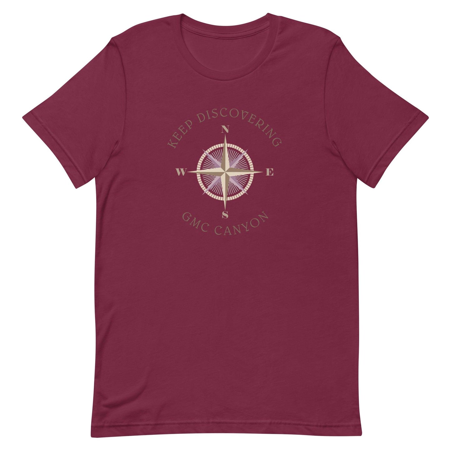 Keep Discovering: GMC Canyon - Unisex t-shirt in maroon