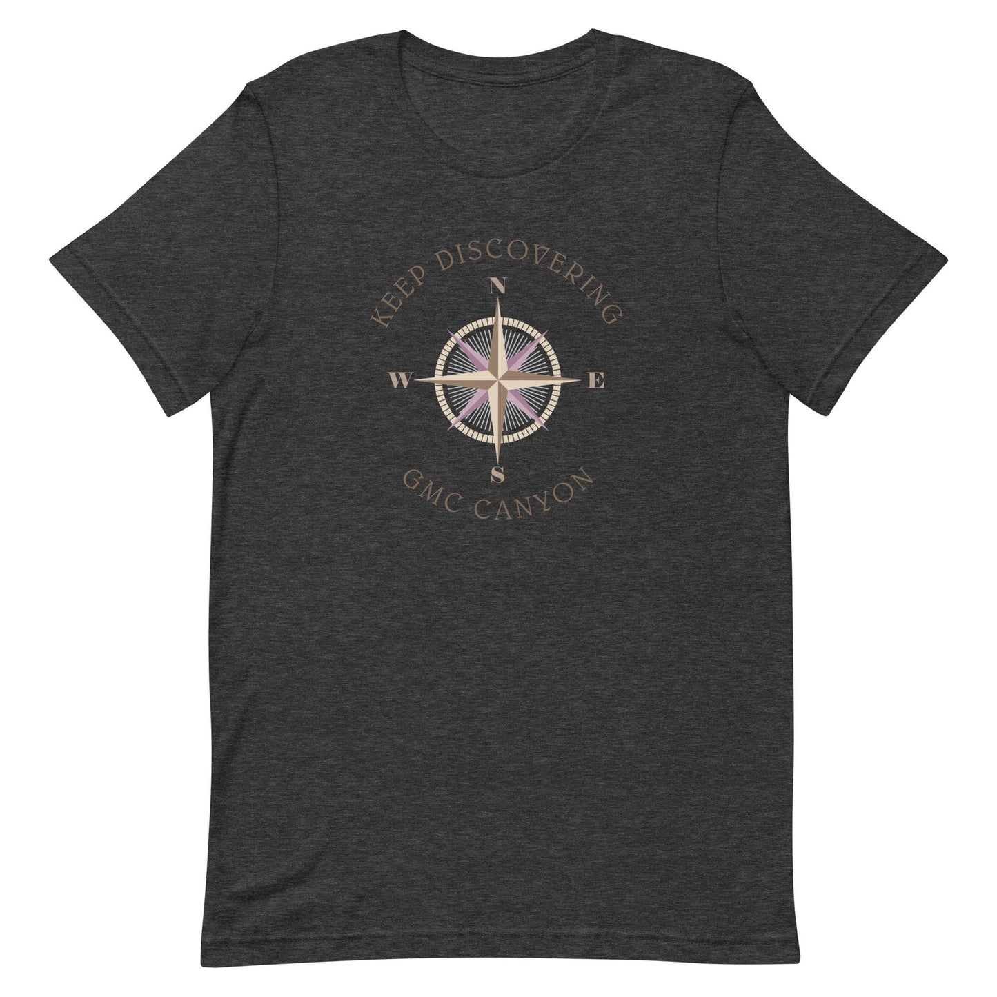 Keep Discovering: GMC Canyon - Unisex t-shirt in dark grey heather