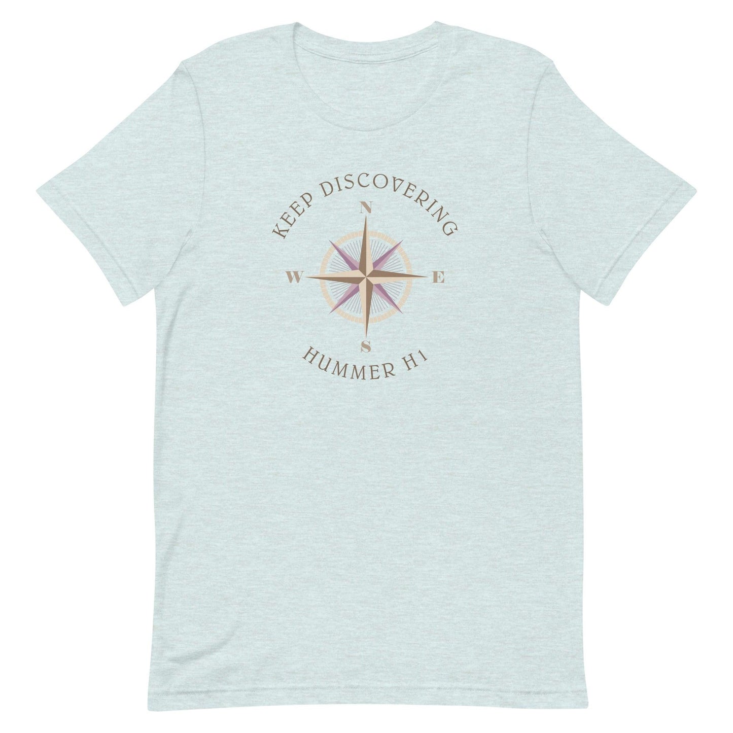 Keep Discovering: Hummer H1 - Unisex t-shirt in heather prism ice blue