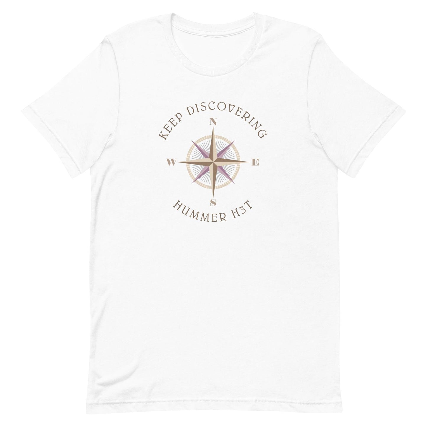 Keep Discovering: Hummer H3T - Unisex t-shirt in white