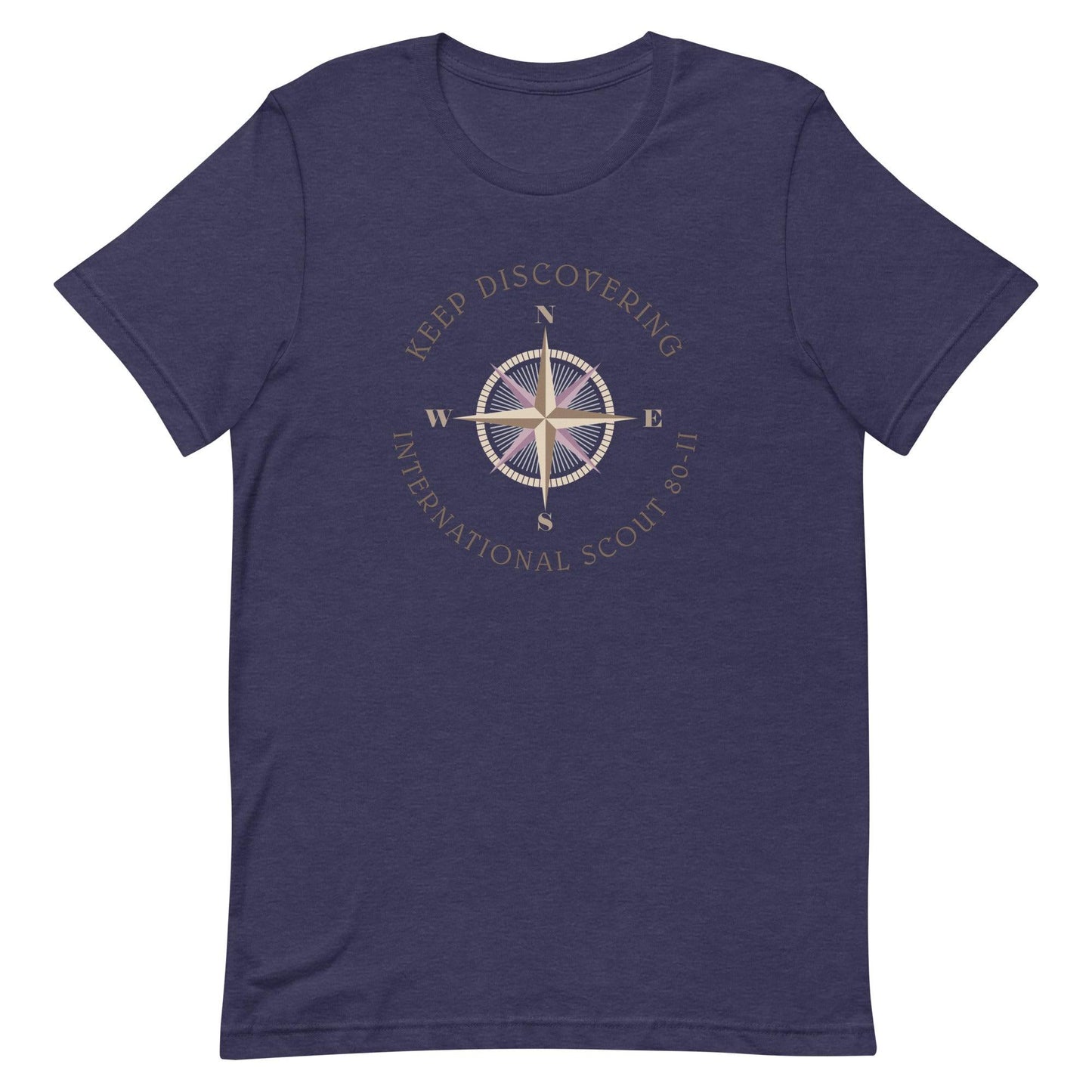 Keep Discovering: International Harvester Scout II - Unisex t-shirt in heather midnight navy