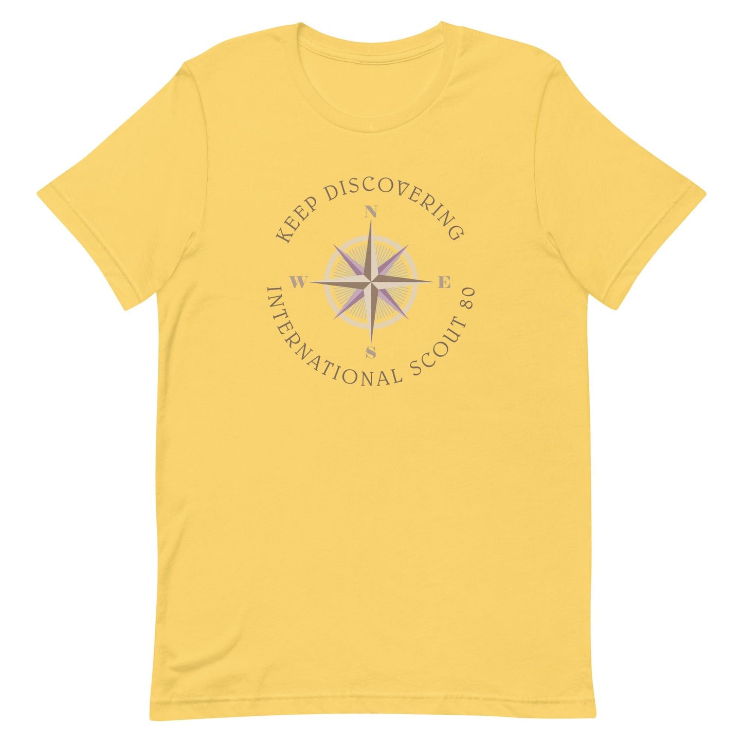 Keep Discovering: International Harvester Scout - Unisex t-shirt in yellow