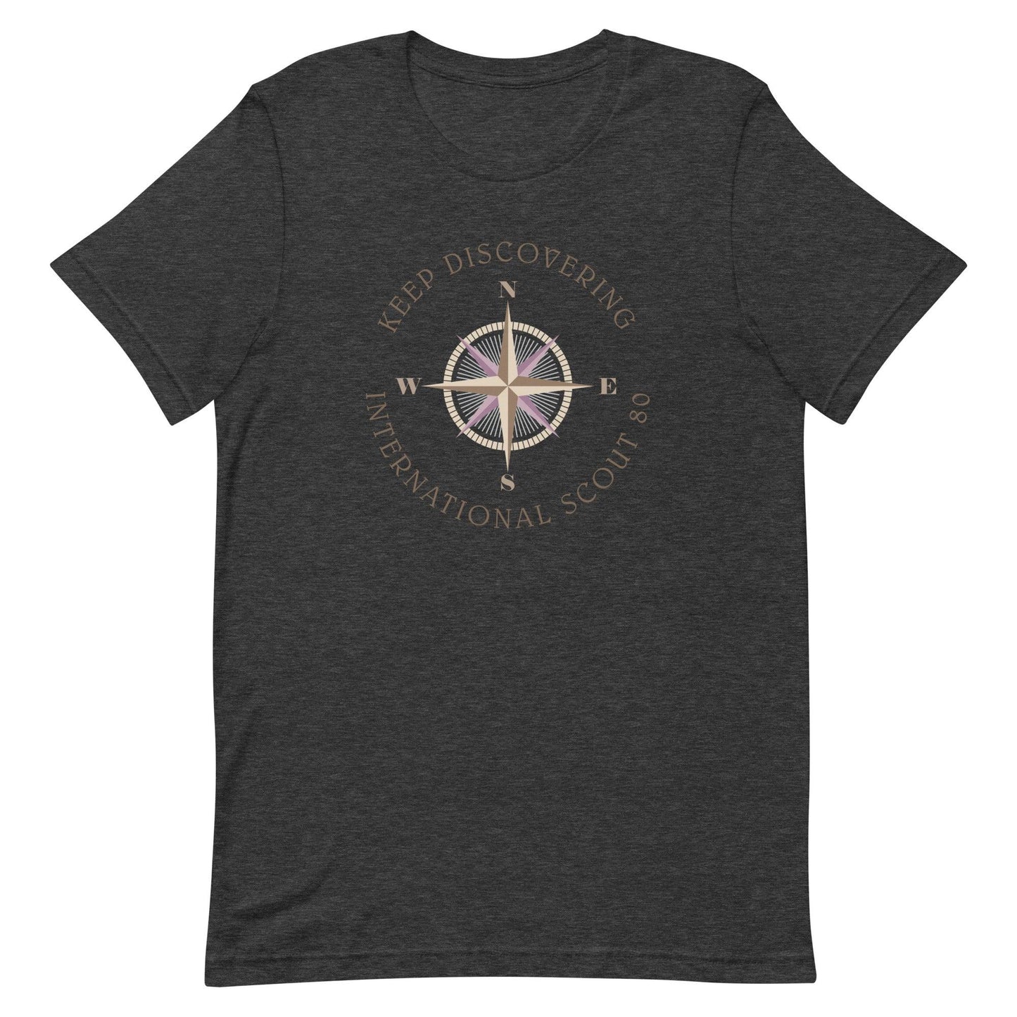 Keep Discovering: International Harvester Scout - Unisex t-shirt in dark grey heather