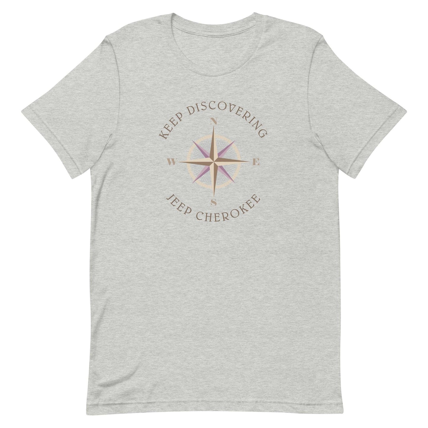 Keep Discovering: Jeep Cherokee - Unisex t-shirt in athletic heather