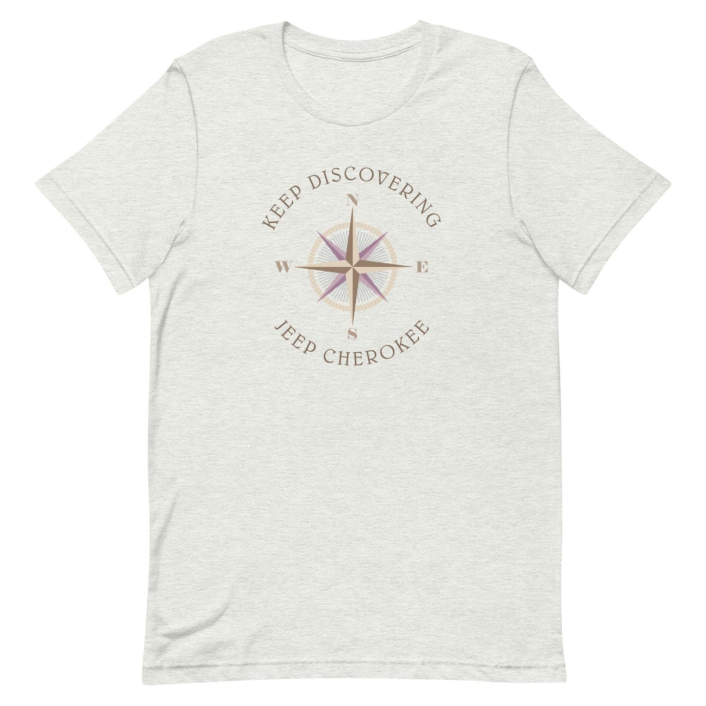 Keep Discovering: Jeep Cherokee - Unisex t-shirt in ash