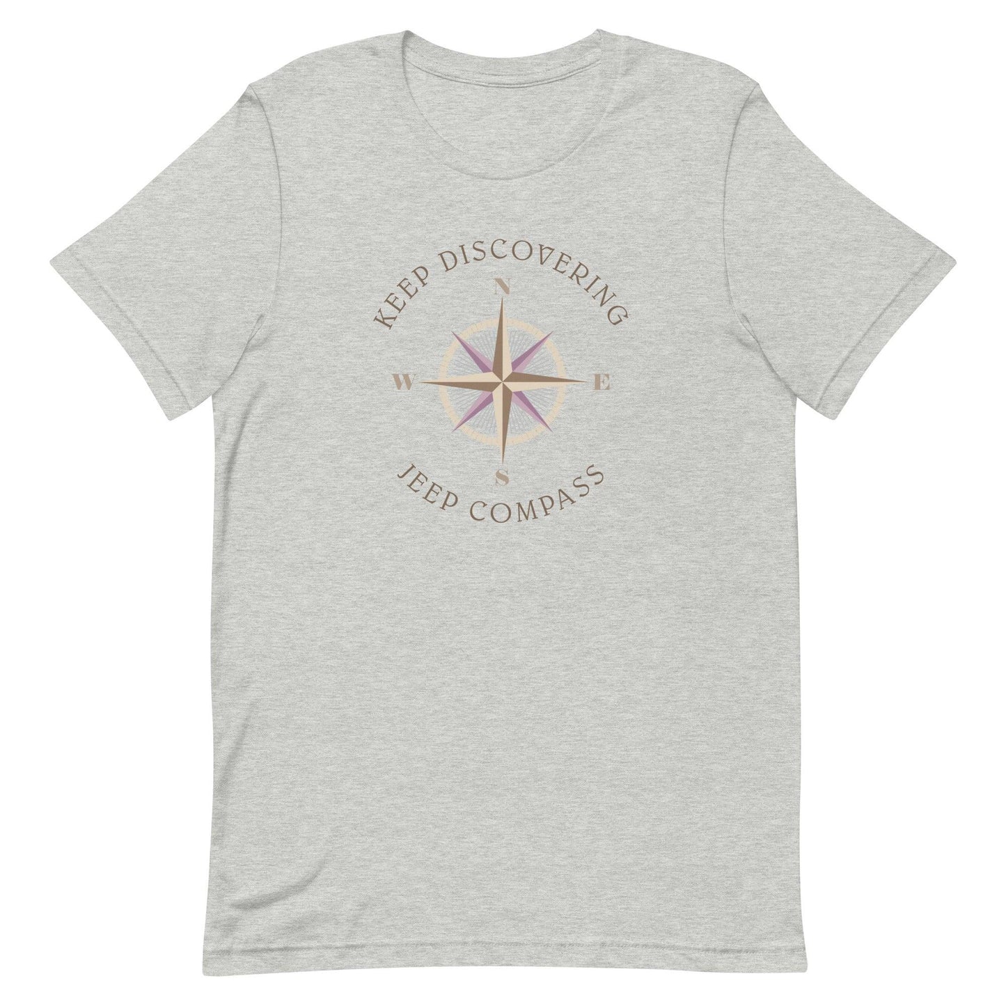 Keep Discovering: Jeep Compass - Unisex t-shirt in athletic heather