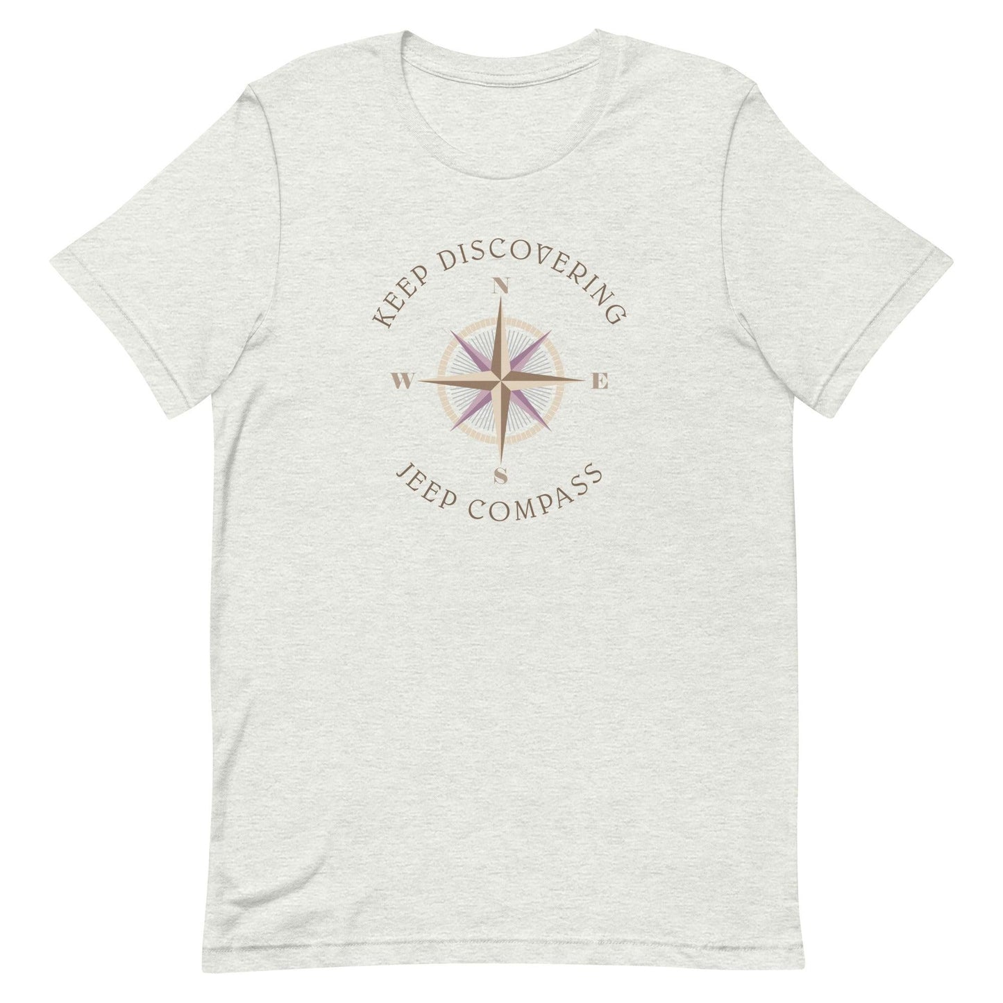 Keep Discovering: Jeep Compass - Unisex t-shirt in ash