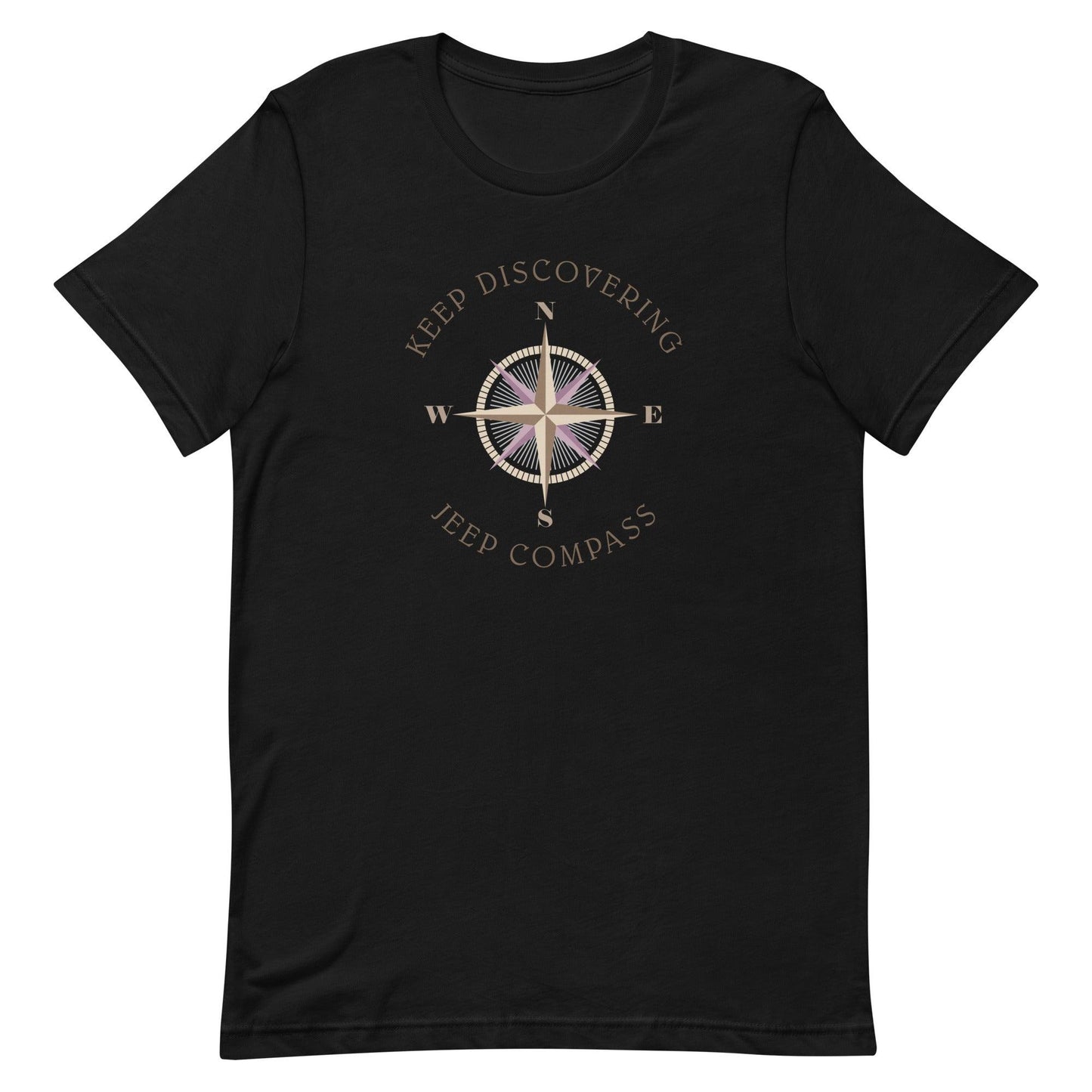 Keep Discovering: Jeep Compass - Unisex t-shirt in black