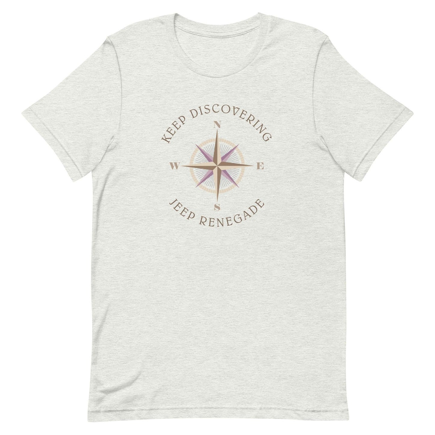 Keep Discovering: Jeep Renegade - Unisex t-shirt in ash