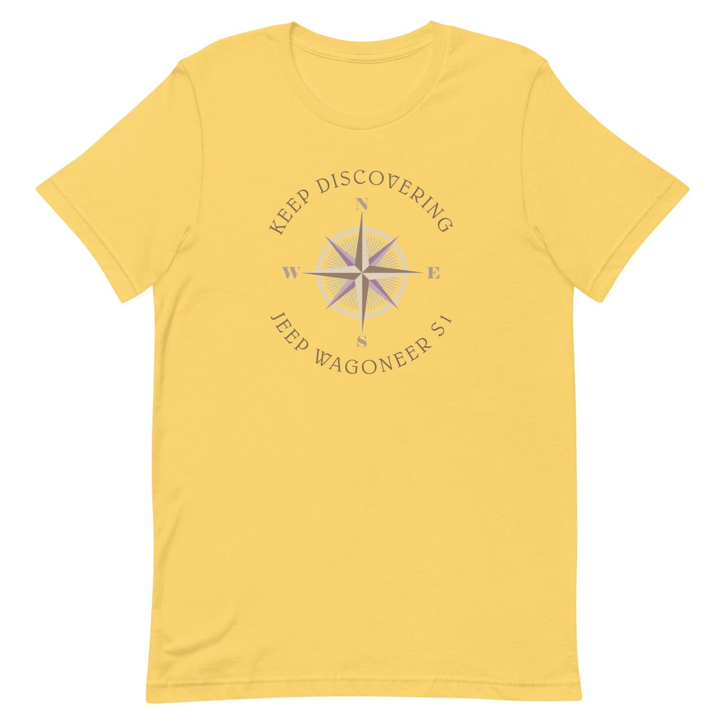 Keep Discovering: Jeep Wagoneer S1 - Unisex t-shirt in yellow