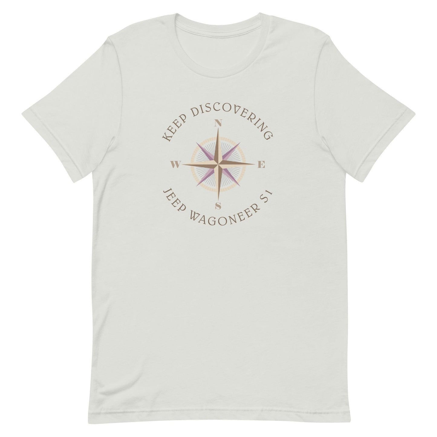 Keep Discovering: Jeep Wagoneer S1 - Unisex t-shirt in silver