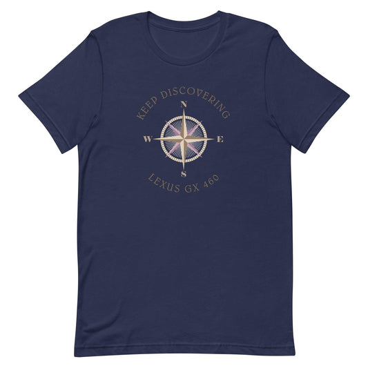 Keep Discovering: Lexus GX 460 - Unisex t-shirt in navy