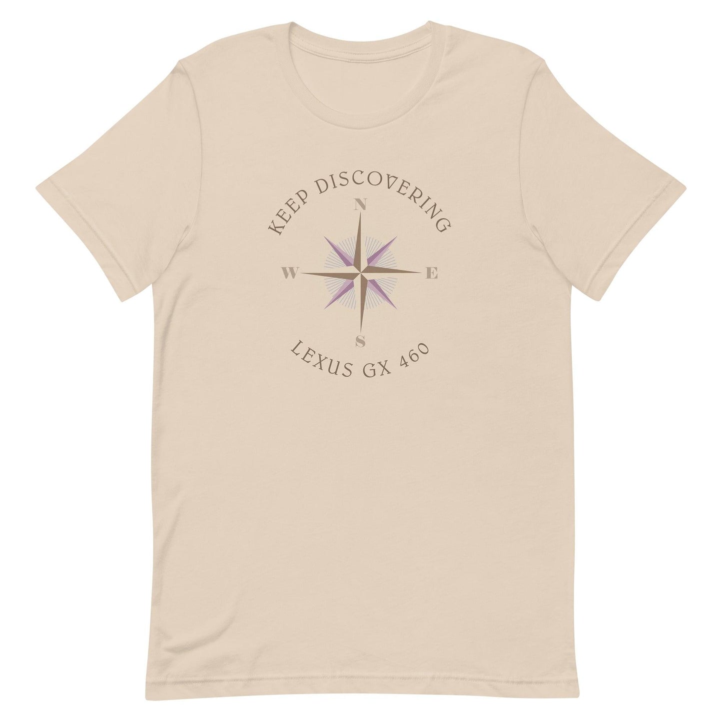 Keep Discovering: Lexus GX 460 - Unisex t-shirt in soft cream