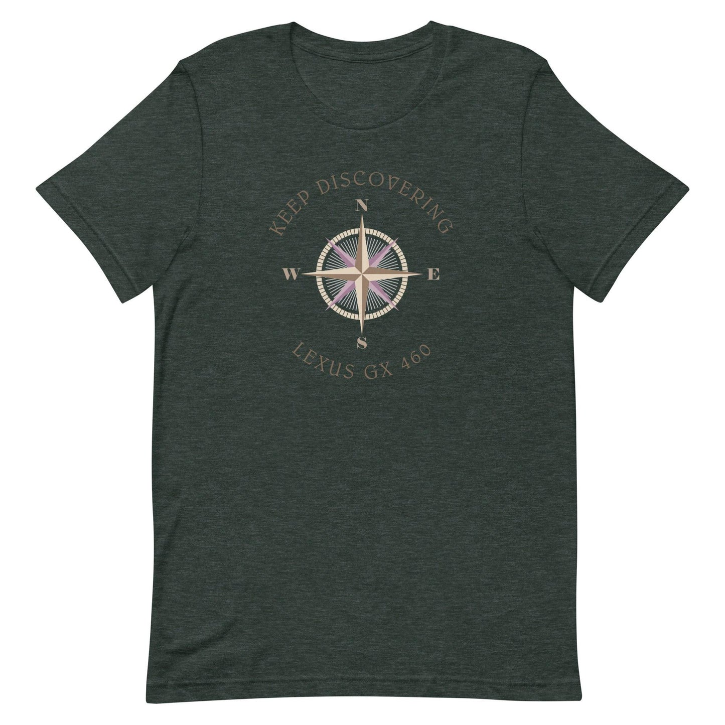 Keep Discovering: Lexus GX 460 - Unisex t-shirt in heather forest green