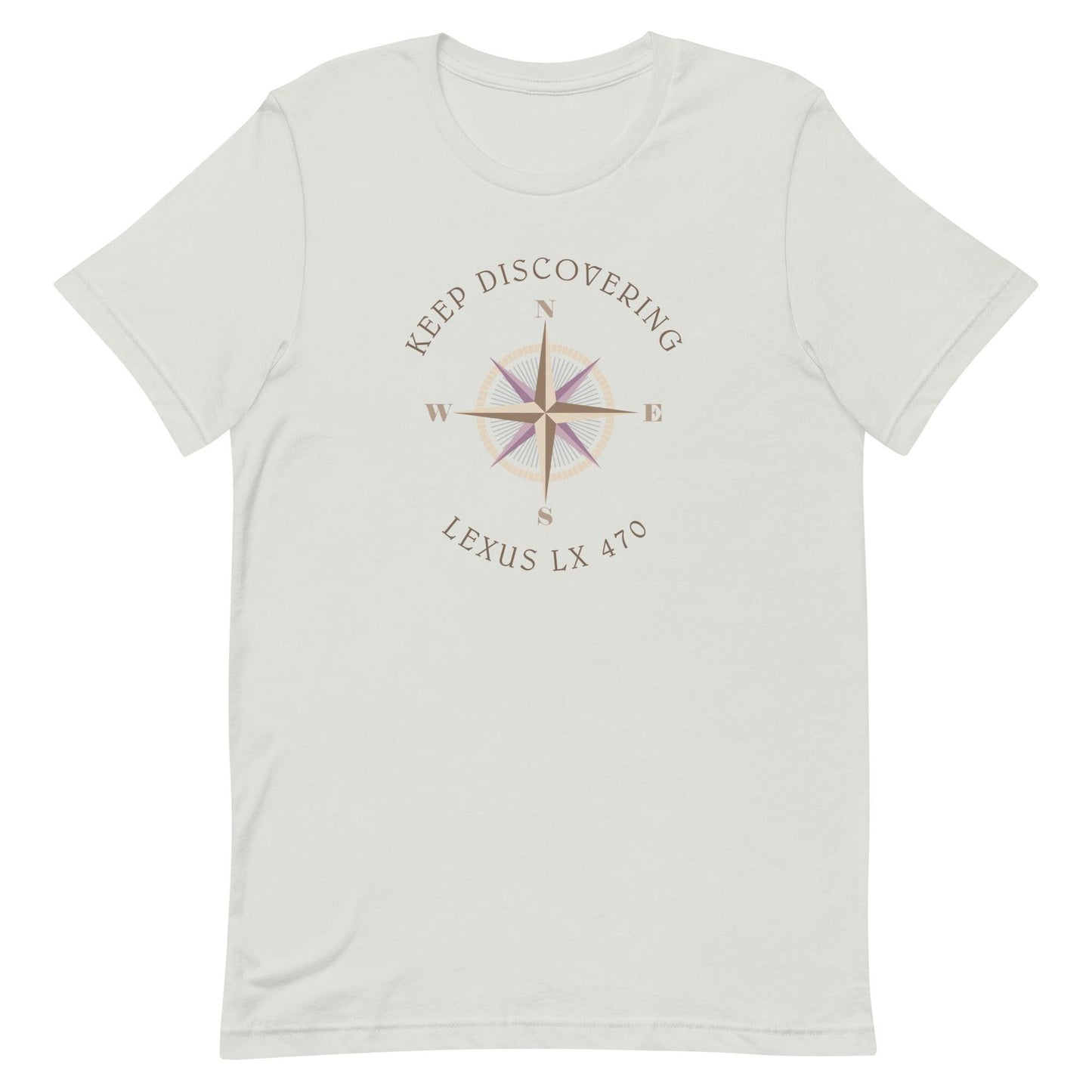 Keep Discovering: Lexus LX 470 - Unisex t-shirt in silver