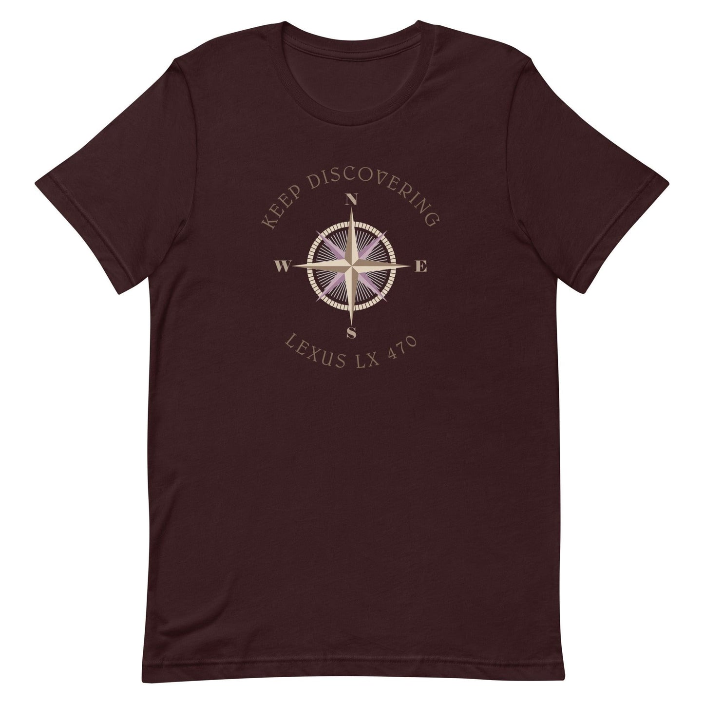 Keep Discovering: Lexus LX 470 - Unisex t-shirt in oxblood black