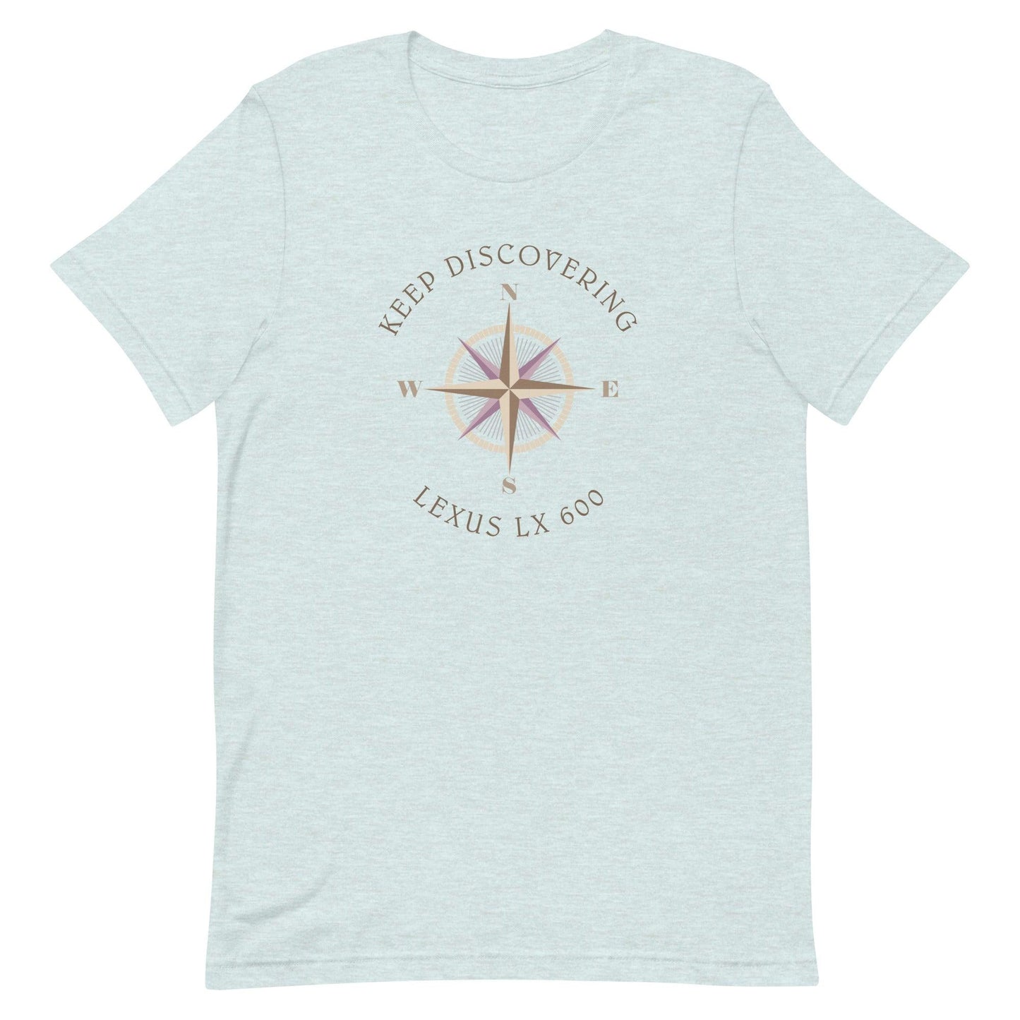 Keep Discovering: Lexus LX 600 - Unisex t-shirt in heather prism ice blue