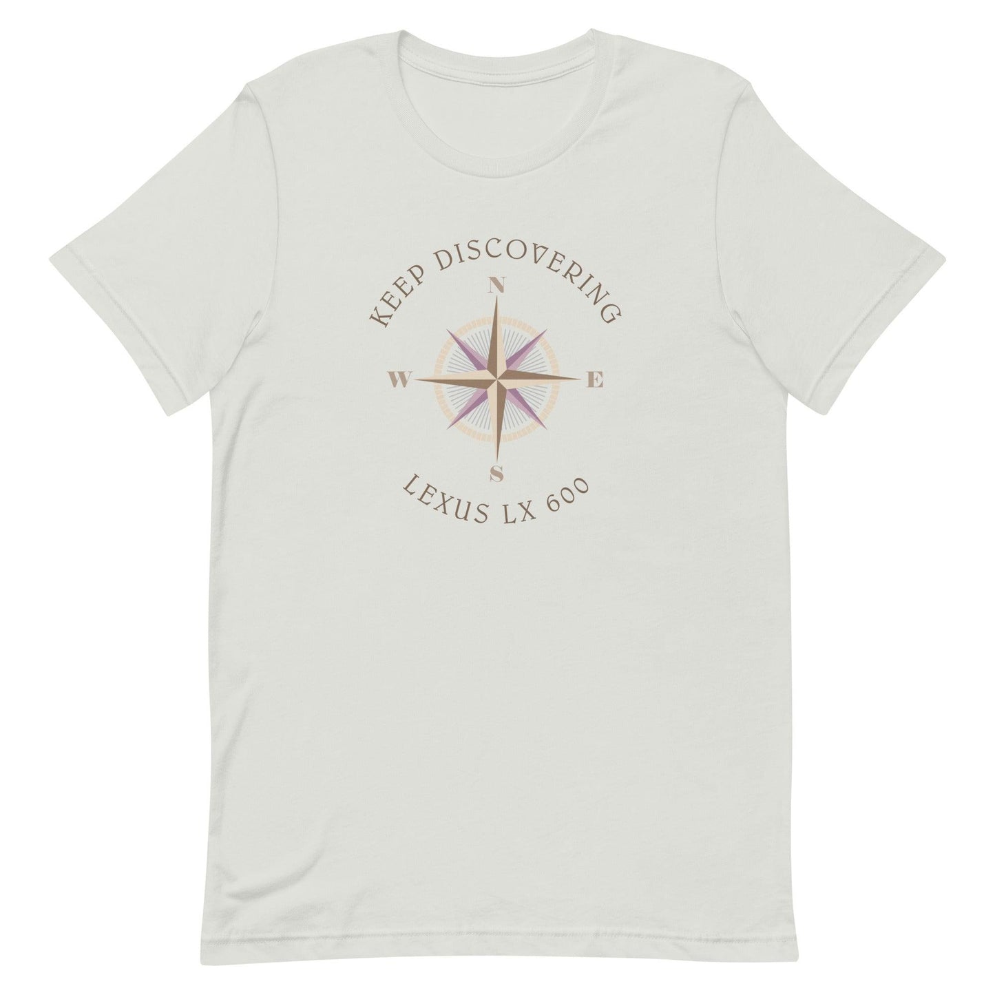 Keep Discovering: Lexus LX 600 - Unisex t-shirt in silver