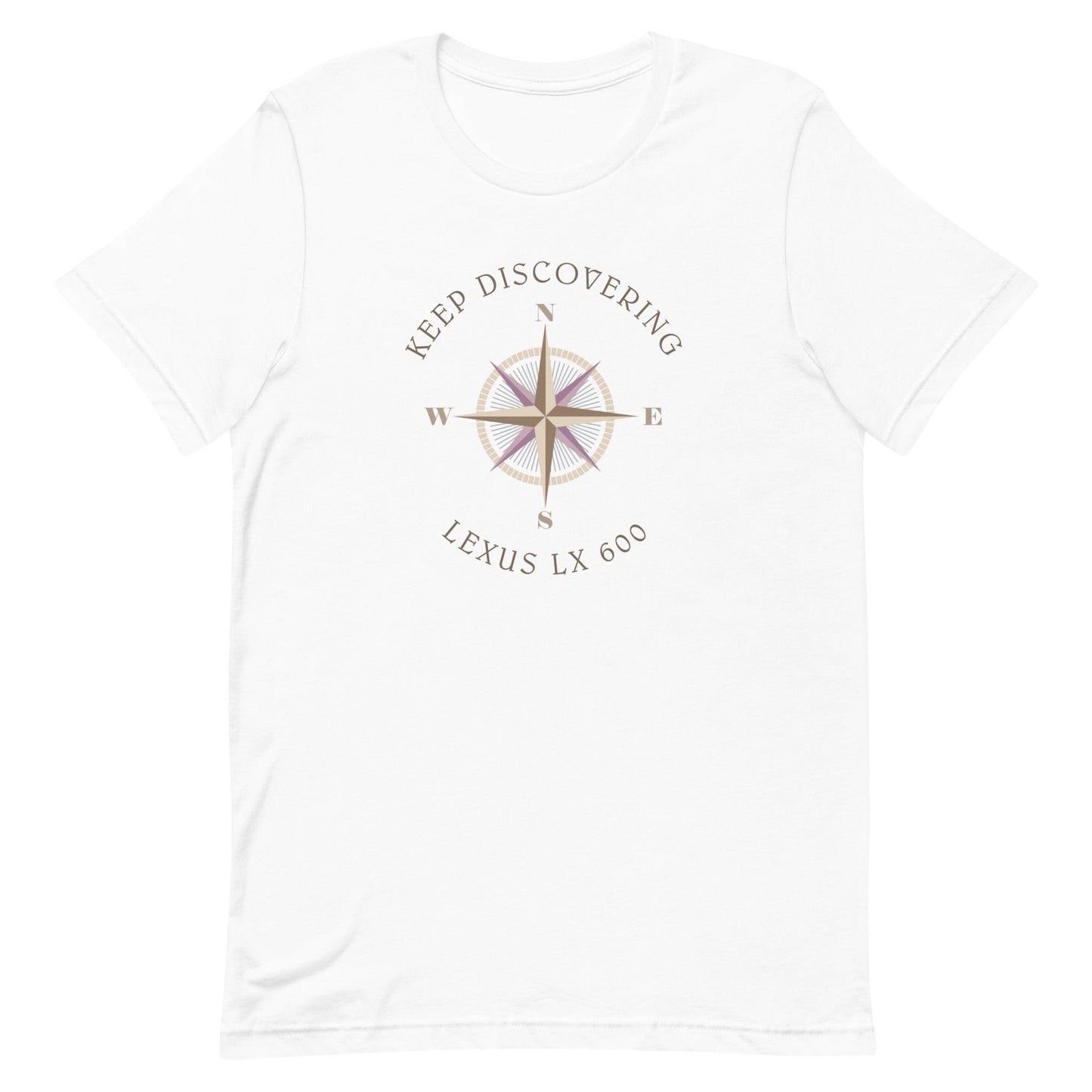 Keep Discovering: Lexus LX 600 - Unisex t-shirt in white