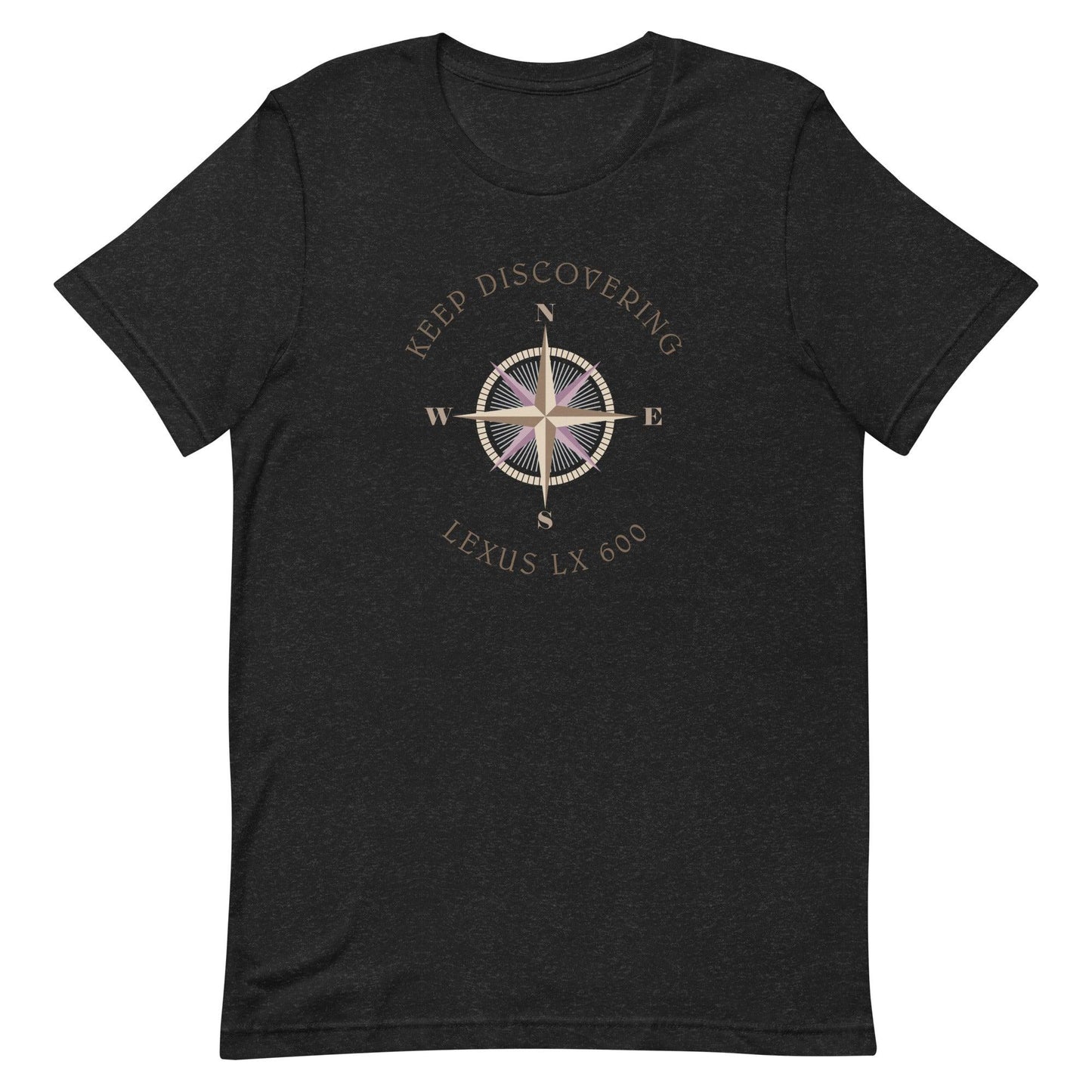 Keep Discovering: Lexus LX 600 - Unisex t-shirt in black heather