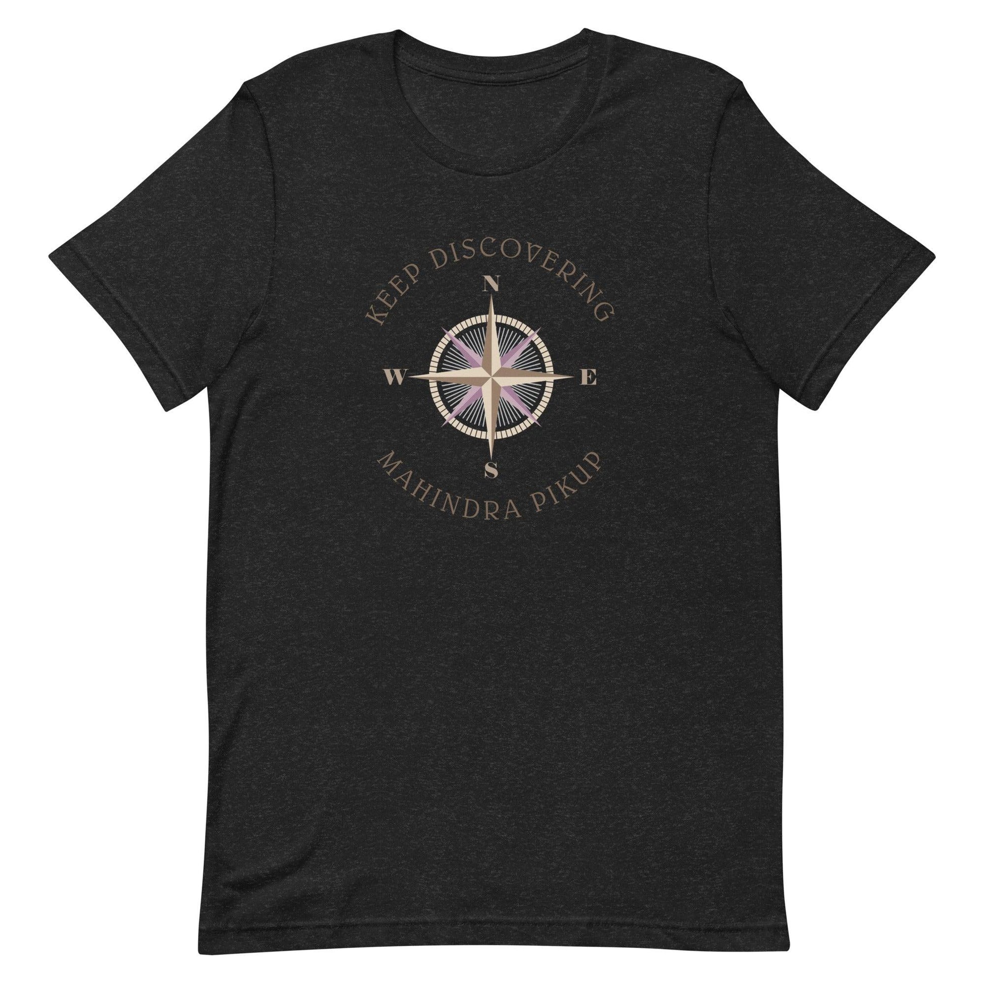 Keep Discovering: Mahindra Pik-Up - Unisex t-shirt in black heather