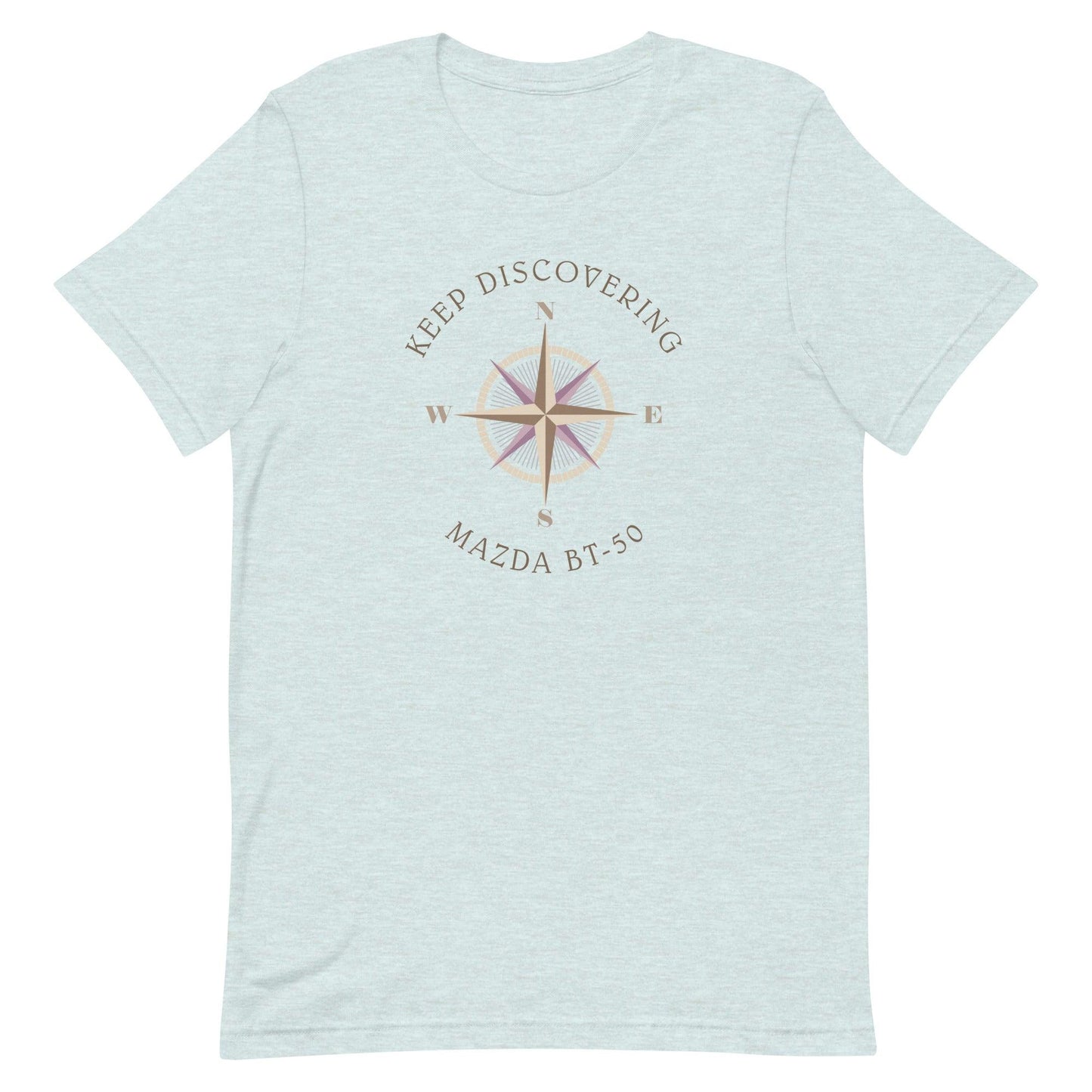 Keep Discovering: Mazda BT-50 - Unisex t-shirt in heather prism ice blue