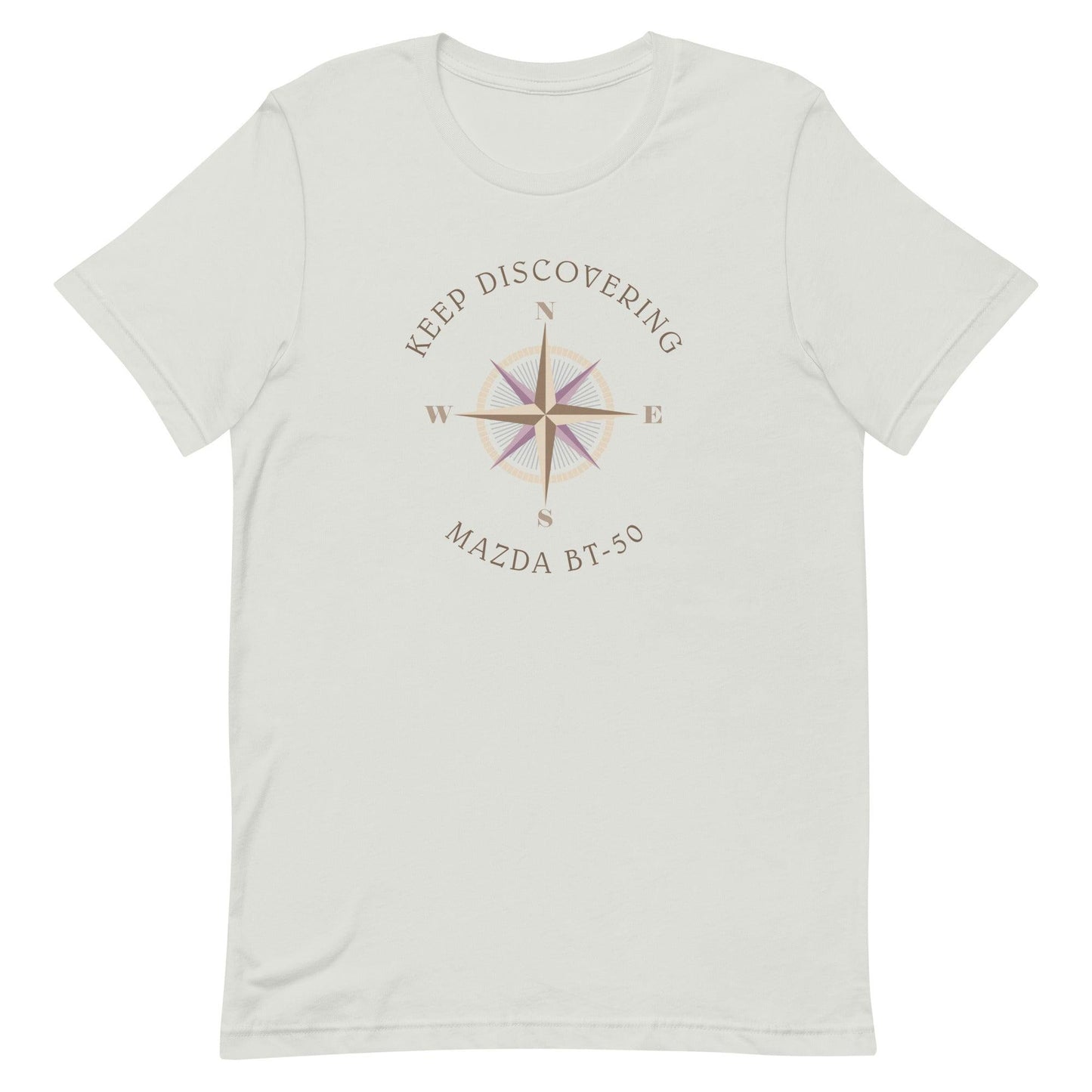 Keep Discovering: Mazda BT-50 - Unisex t-shirt in silver