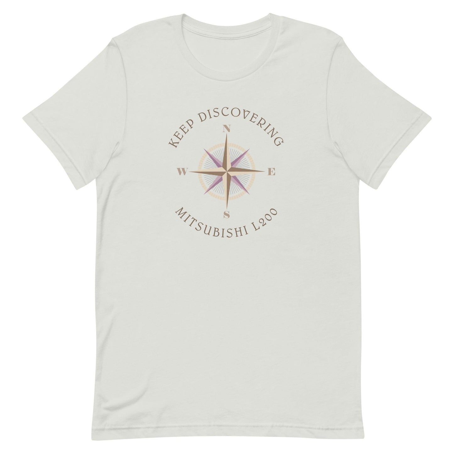 Keep Discovering: Mitsubishi L200 - Unisex t-shirt in silver