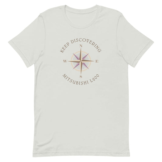 Keep Discovering: Mitsubishi L200 - Unisex t-shirt in silver