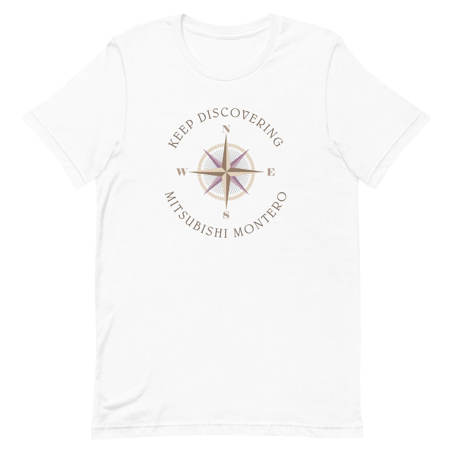 Keep Discovering: Mitsubishi Montero - Unisex t-shirt in white