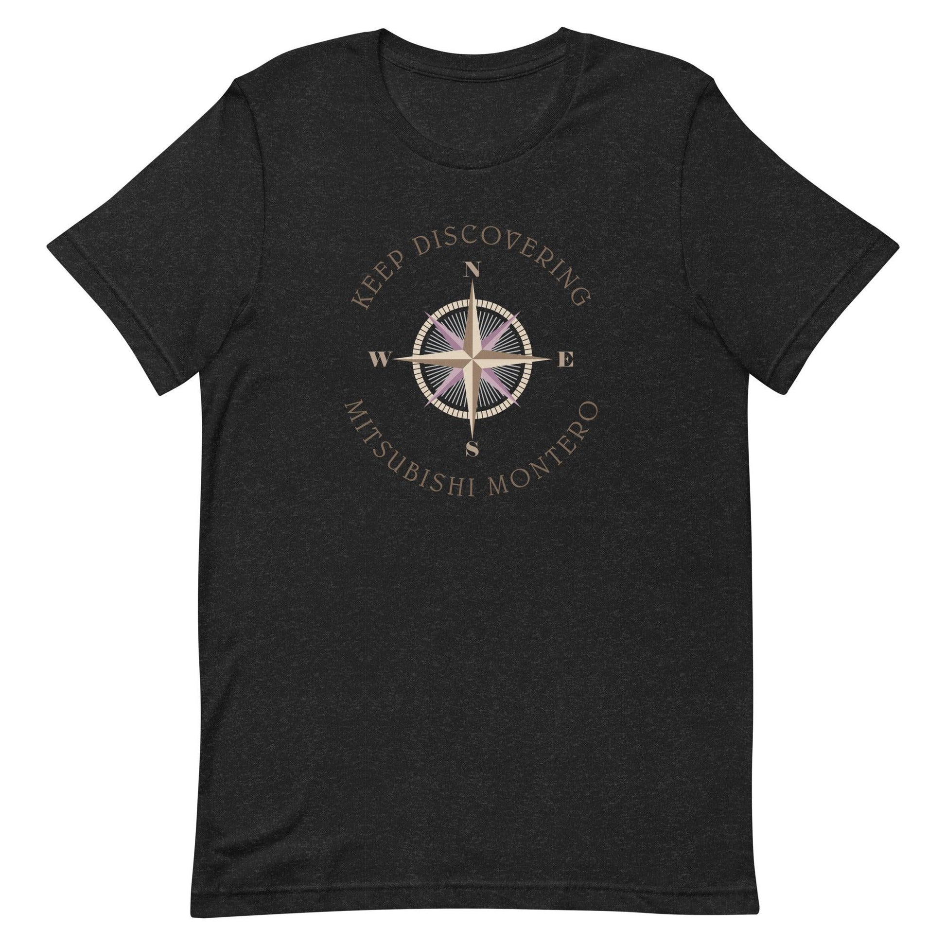 Keep Discovering: Mitsubishi Montero - Unisex t-shirt in black heather