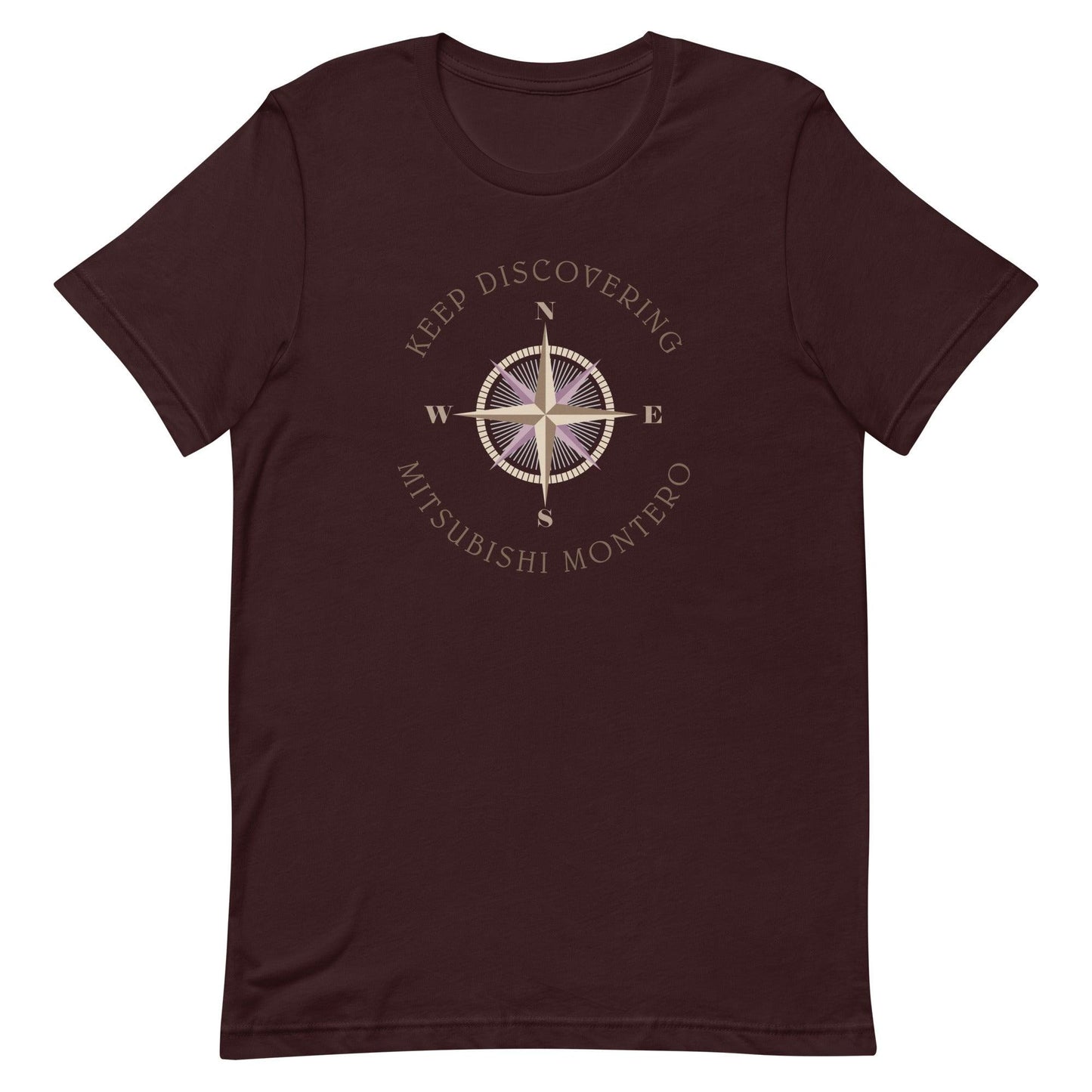 Keep Discovering: Mitsubishi Montero - Unisex t-shirt in oxblood black