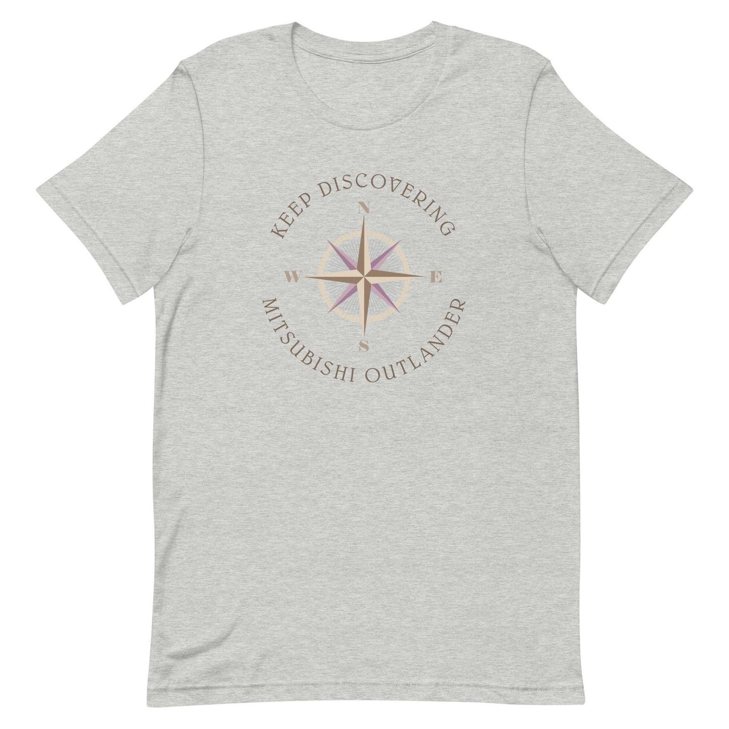 Keep Discovering: Mitsubishi Outlander - Unisex t-shirt in athletic heather