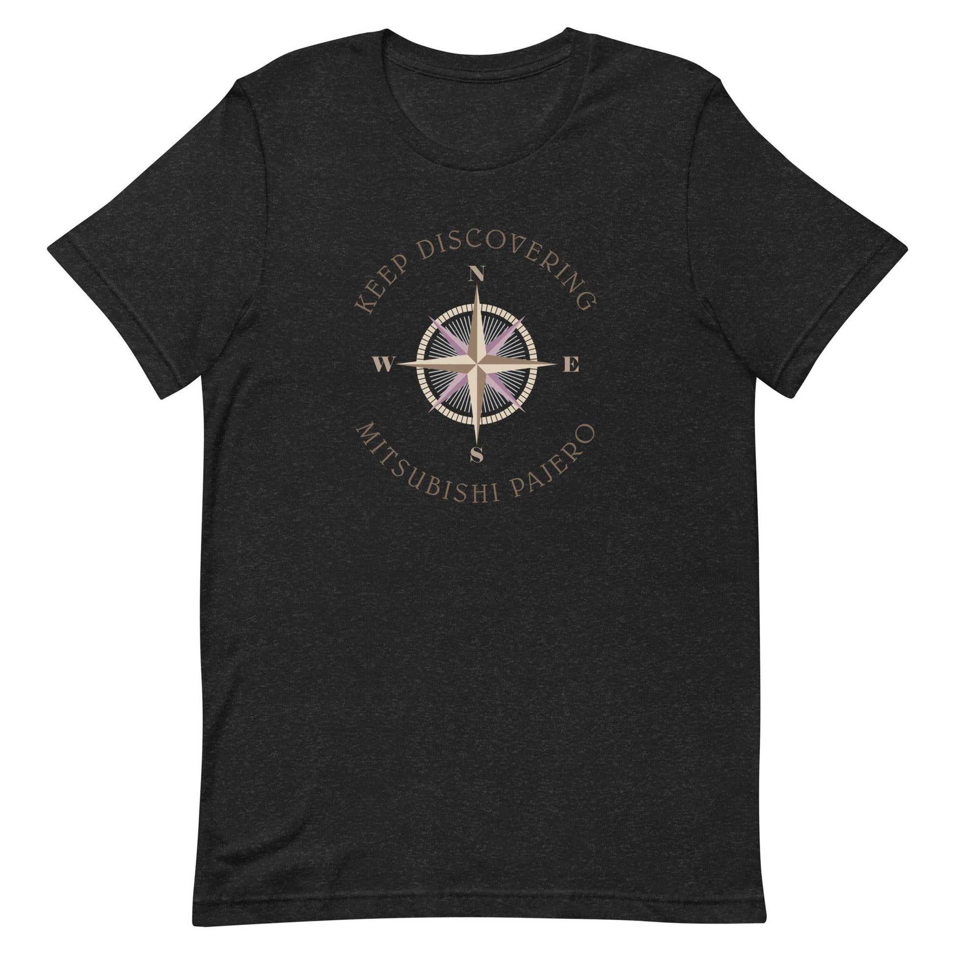 Keep Discovering: Mitsubishi Pajero - Unisex t-shirt in heather black