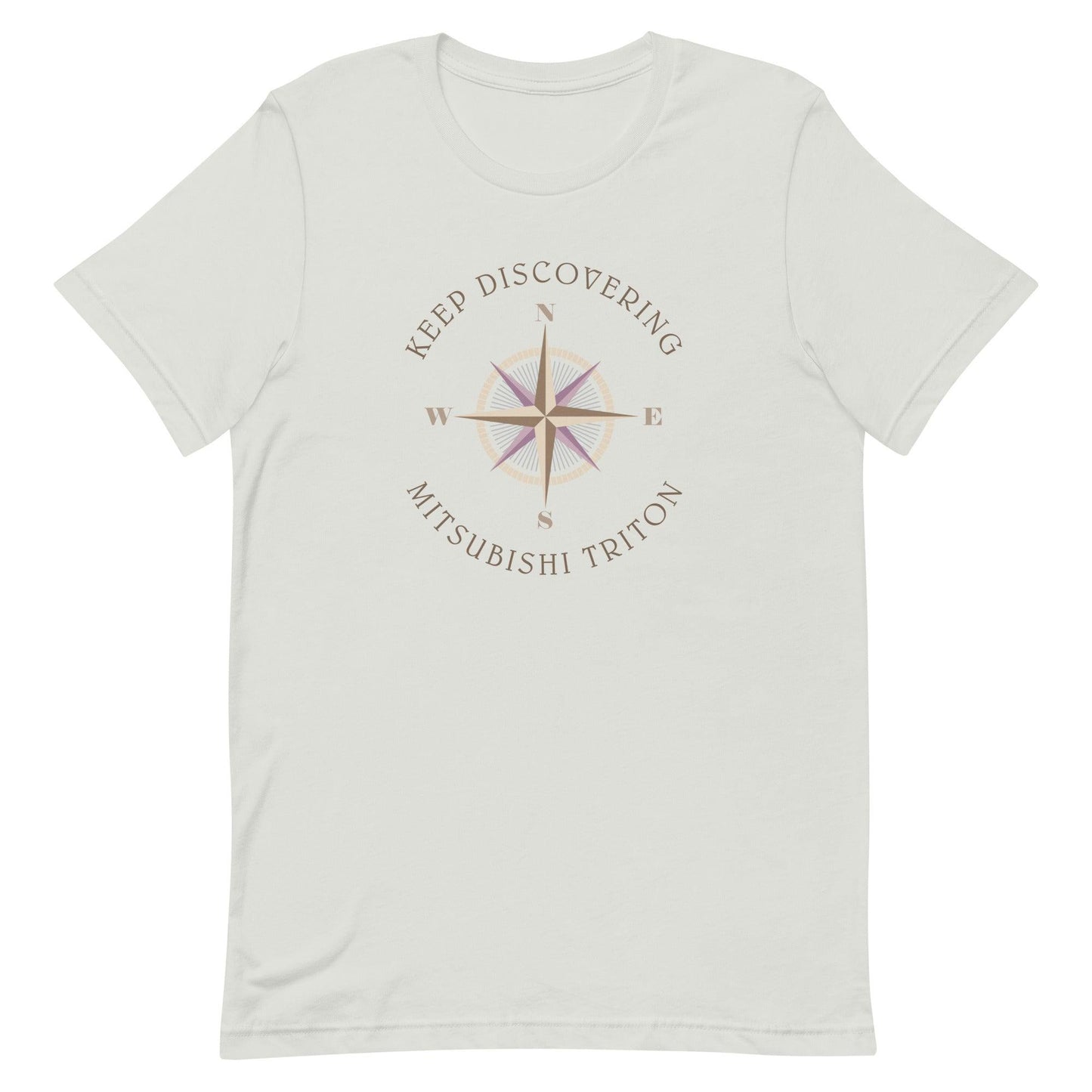 Keep Discovering: Mitsubishi Triton - Unisex t-shirt in silver