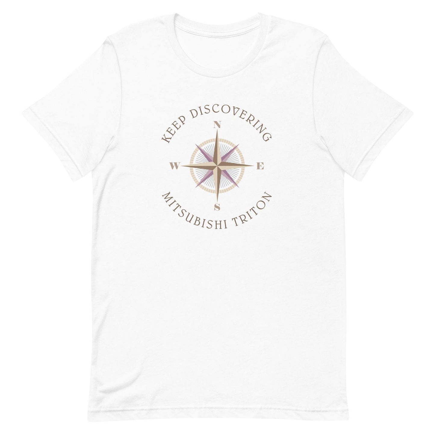 Keep Discovering: Mitsubishi Triton - Unisex t-shirt in white