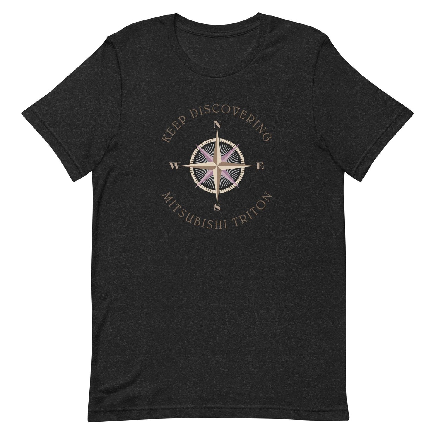 Keep Discovering: Mitsubishi Triton - Unisex t-shirt in black heather