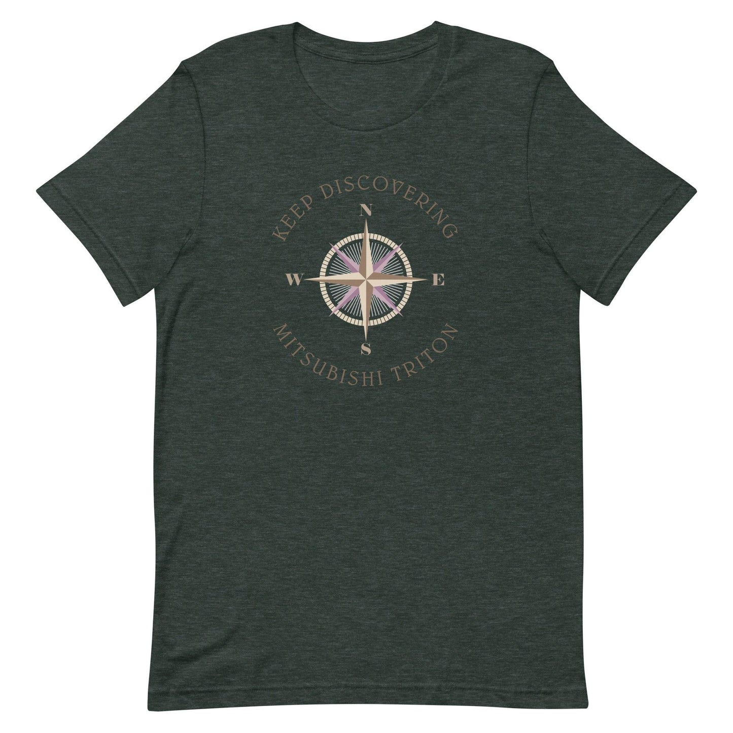 Keep Discovering: Mitsubishi Triton - Unisex t-shirt in heather forest green