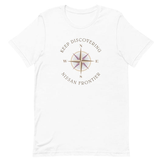 Keep Discovering: Nissan Frontier - Unisex t-shirt in white