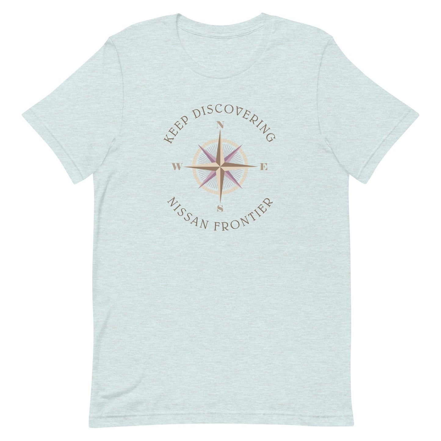 Keep Discovering: Nissan Frontier - Unisex t-shirt in heather prism ice blue