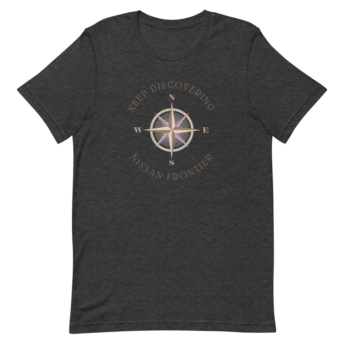 Keep Discovering: Nissan Frontier - Unisex t-shirt in dark grey heather