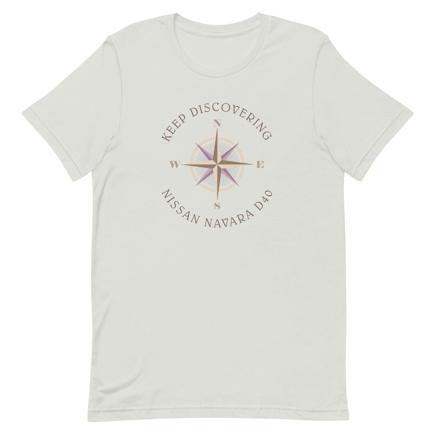 Keep Discovering: Nissan Navara D40 - Unisex t-shirt in silver