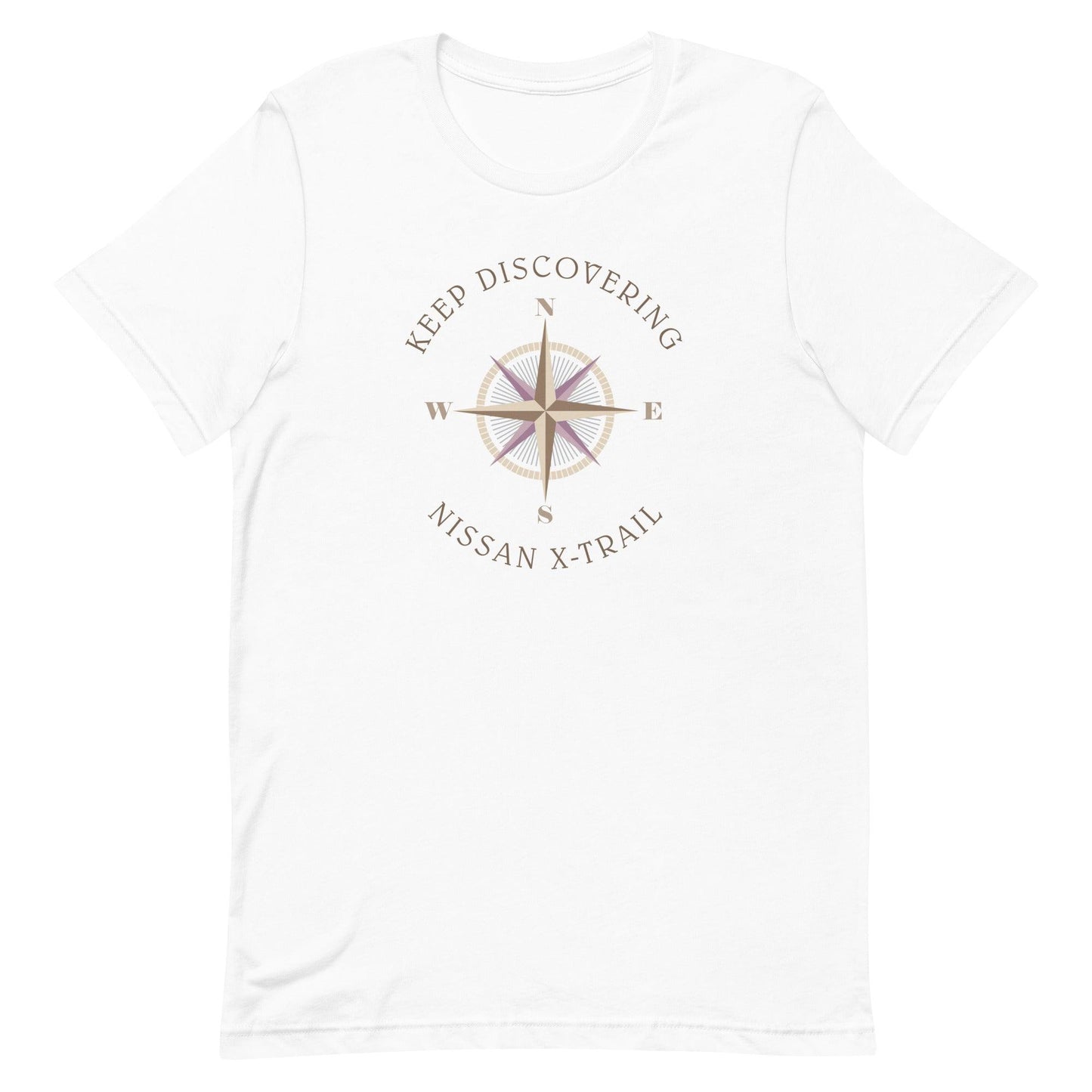 Keep Discovering: Nissan X-Trail - Unisex t-shirt in white