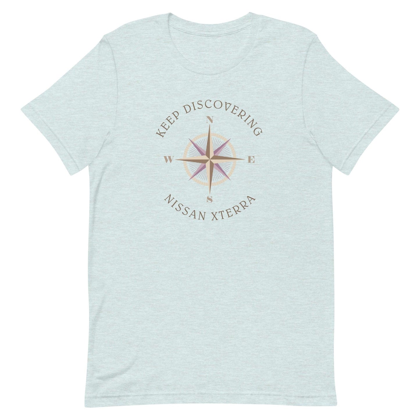 Keep Discovering: Nissan Xterra - Unisex t-shirt in heather prism ice blue